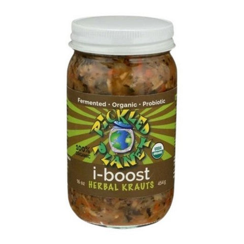 Pickled Planet, Organic I Boost Herbal Sauerkraut, 16 Oz (Case Of 6)