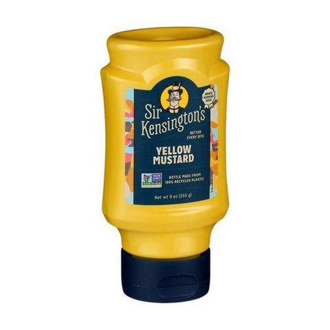 Sir Kensingtons, Yellow Mustard Squeeze Bottle, 9 Oz (Case Of 6)