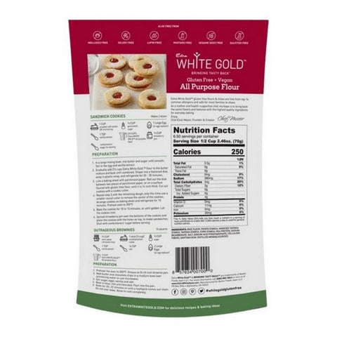 Extra White Gold, Flour All Purpose, 15.9 Oz (Case Of 6)