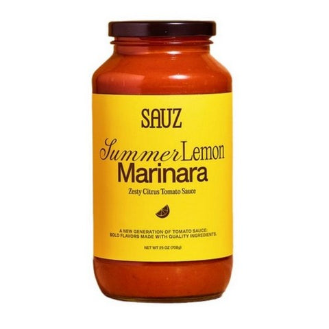 Sauz, Summer Lemon Marinara, 25 Oz (Case Of 6)