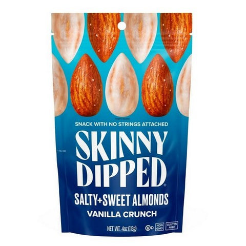 Skinny Dipped, Vanilla Crunch Almonds, 4 Oz (Case Of 6)