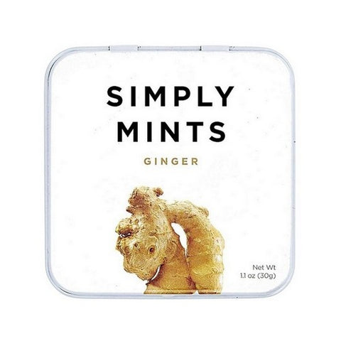 Simplygum, Ginger Mints, 30 Count (Case Of 6)