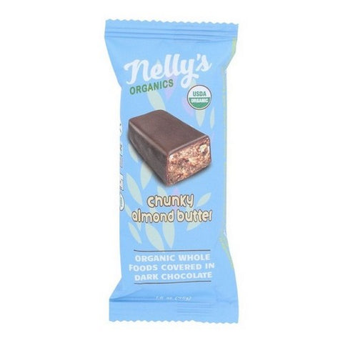 Nelly's Organics, Organic Chunky Almond Bar, 1.6 Oz (Case Of 9)