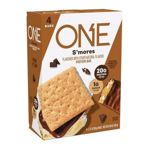Onebar, Flavored Protein Bar Smores, 4 Count (Case Of 6)