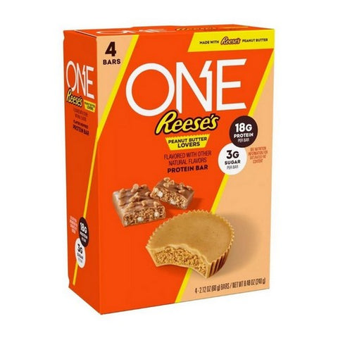 Onebar, Reeses Peanut Butter Lovers Bar, 4 Count (Case Of 6)