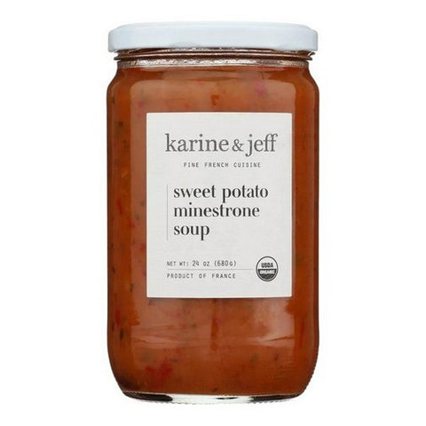 Karine And Jeff, Sweet Potato Minestrone Soup, 24 Oz (Case Of 6)