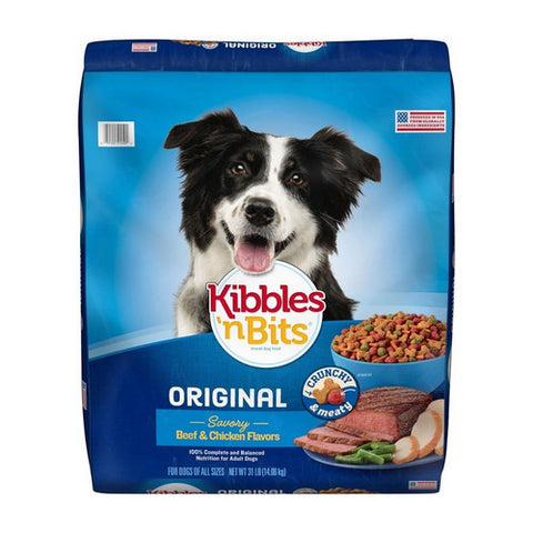 Kibbles N Bits, Original Savory Beef And Chicken Flavor Dry Dog Food, 31 Lbs