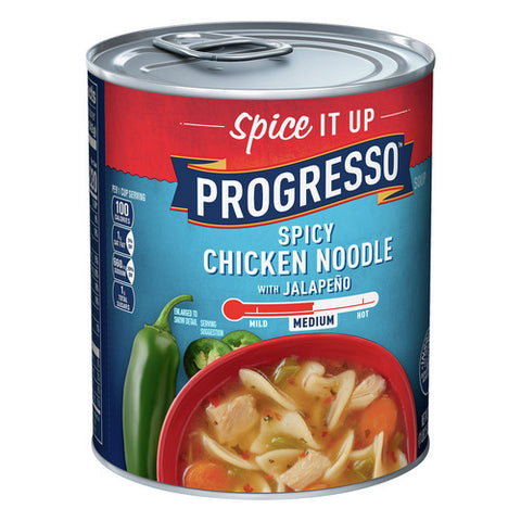 Progresso, Chicken Noodle Soup With Jalapeno Medium, 18.5 Oz (Case Of 12)
