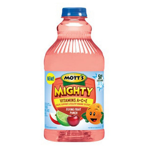 Mott's, Mighty Apple Juice Flyin Fruit Punch, 64 Oz (Case Of 8)