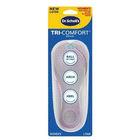 Dr. Scholls, Tri-Comfort Insoles 3/4 Length Women's Sizes 6-10, 1 Pair