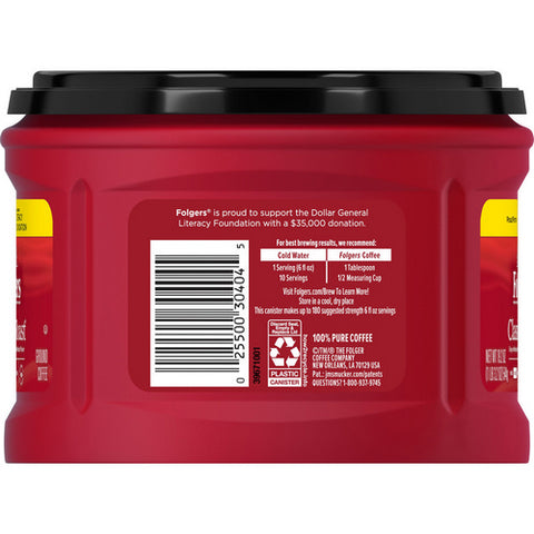 Folgers, Classic Roast Coffee, 19.2 Oz (Case Of 6)