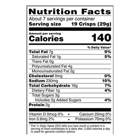 Kellogg's, Club Crisps Sea Salt Baked Snacks, 7.1 Oz (Case Of 6)