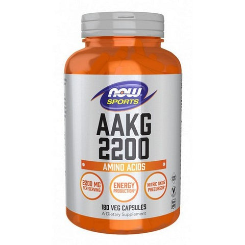 Now Foods, AAKG 2200, 180 Veggie Capsules