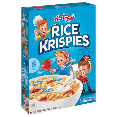 Kellogg's, Rice Krispies Toasted Cereal, 9 Oz (Case Of 8)
