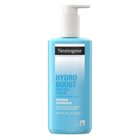 Neutrogena, Hydro Boost Body Gel Cream Fragrance Free, 8.5 Oz (Case Of 3)