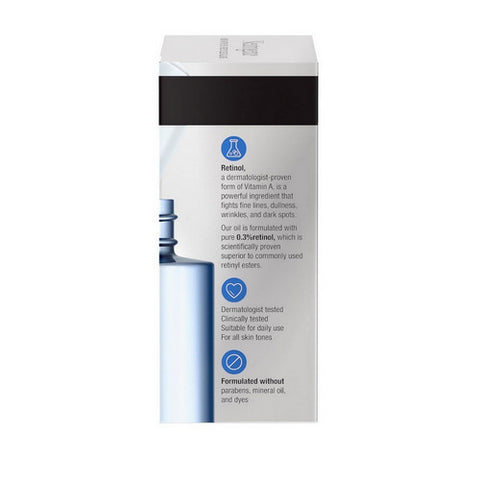 Neutrogena, Rapid Wrinkle Repair Retinol Oil Facial Serum, 1 Oz (Case Of 3)