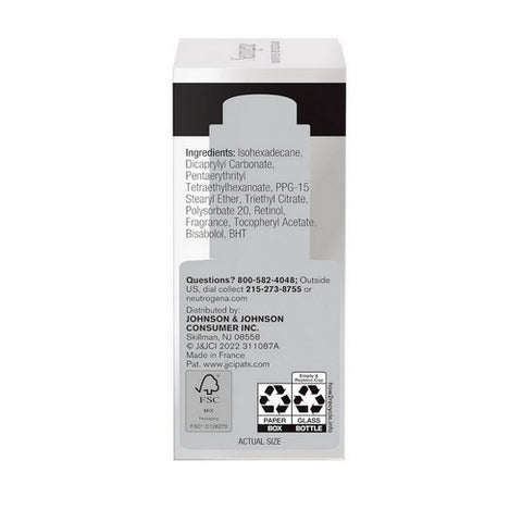 Neutrogena, Rapid Wrinkle Repair Retinol Oil Facial Serum, 1 Oz (Case Of 3)