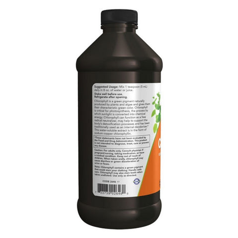 Now Foods, Liquid Chlorophyll Unflavored, 16 Oz