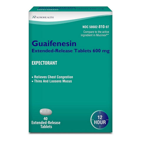 Guaifenesin Extended-Release 40 Count by Auro Health