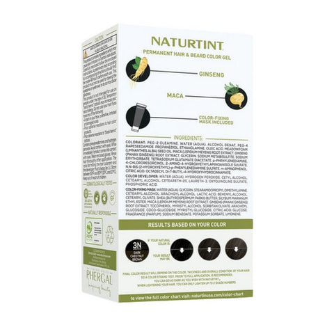 Naturtint, Men's Permanent Hair Color 3N Dark Chestnut Brown, 5.75 Oz