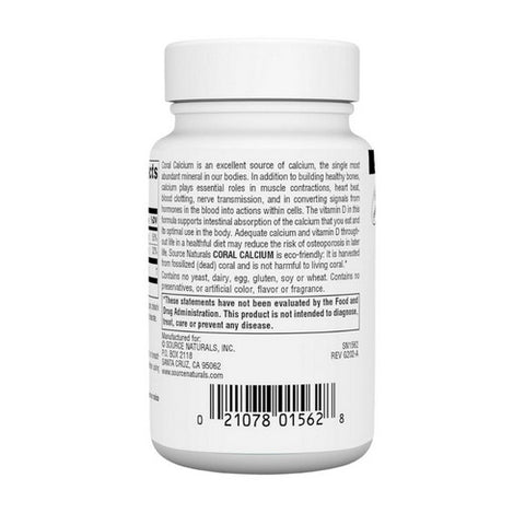 Source Naturals, Coral Calcium, 60 Tabs