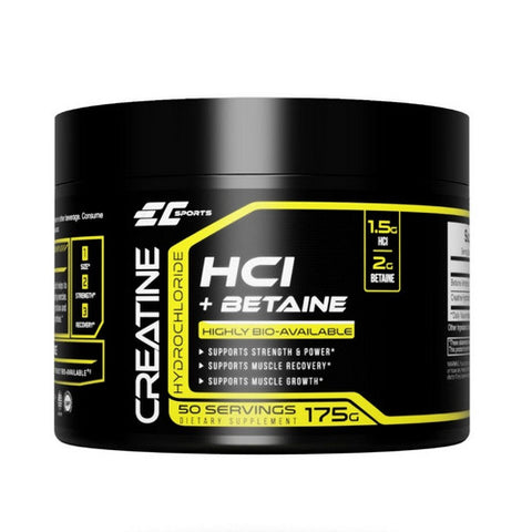 EC Sports, Creatine HCL Plus Betaine Powder, 175 Grams