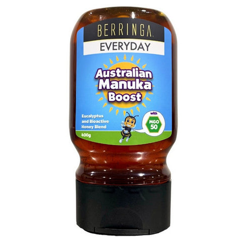 Berringa, Australian Everyday Manuka Boost MGO 50 Squeeze, 400 Grams