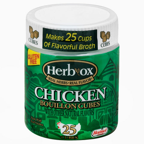 Herb Ox, Chicken Flavor Bouillon Cube, 3.33 Oz (Case Of 12)