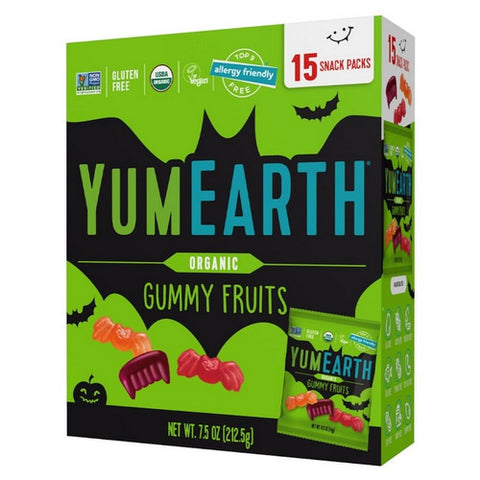 Yogi, Organic Halloween Gummy Fruits, 15 Packets