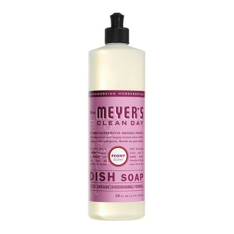 Mrs. Meyers Clean Day, Peony Dish Soap, 16 Oz