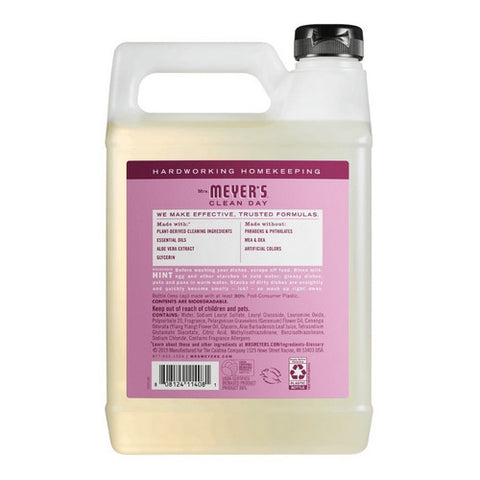 Mrs. Meyers Clean Day, Peony Dish Soap Refill, 48 Oz