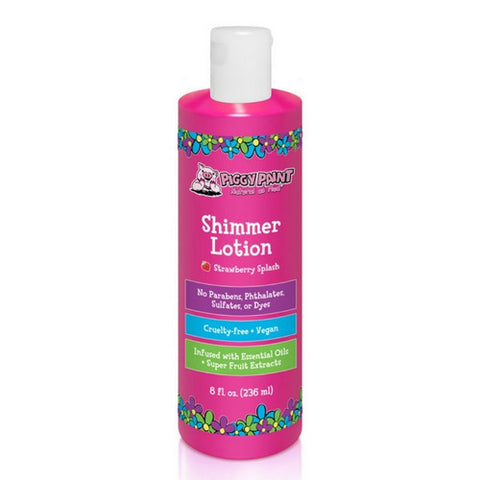 Piggy Paint, Strawberry Splash Shimmer Lotion, 8 Oz