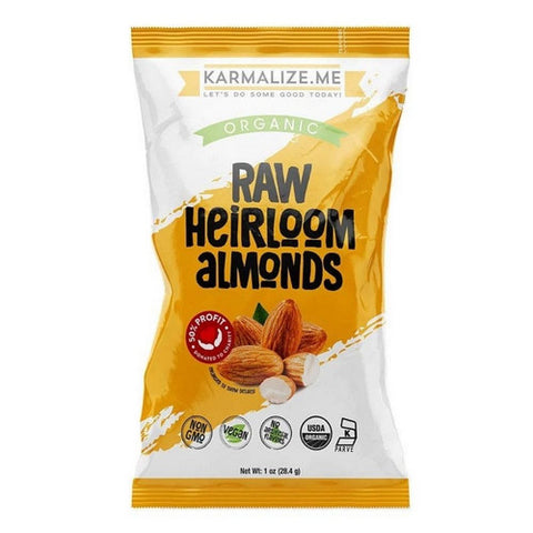 Karmalize.Me, Raw Almonds, 1 Oz