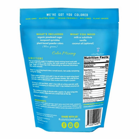 Colorkitchen, Color Kitchen Winter Icing Mix, 11.44 Oz