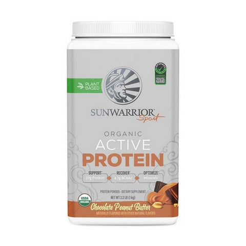 Sunwarrior, Organic Chocolate Peanut Butter Active Protein, 2.2 Lbs