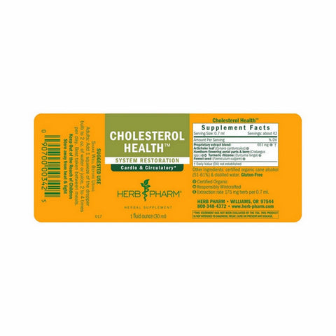 Herb Pharm, Healthy Cholesterol Tonic, 1 Oz
