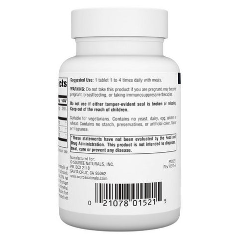 Source Naturals, Dim, 100 MG, (Diindolylmethane) 60 Tabs