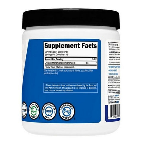 Nutricost, Creatine Monohydrate Powder Blue Raspberry, 300 Grams