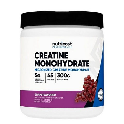 Nutricost, Creatine Monohydrate Powder Grape, 300 Grams