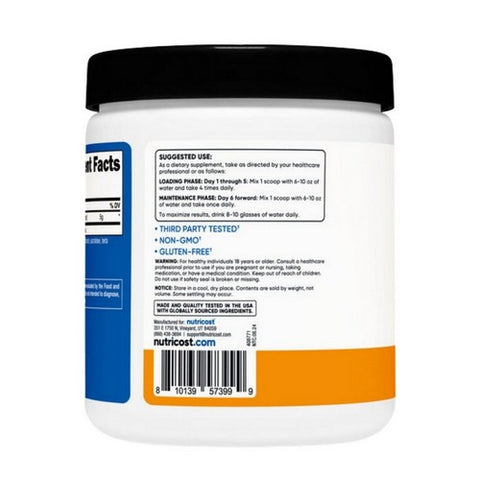 Nutricost, Performance Creatine Monohydrate Mandarin Orange, 300 Grams