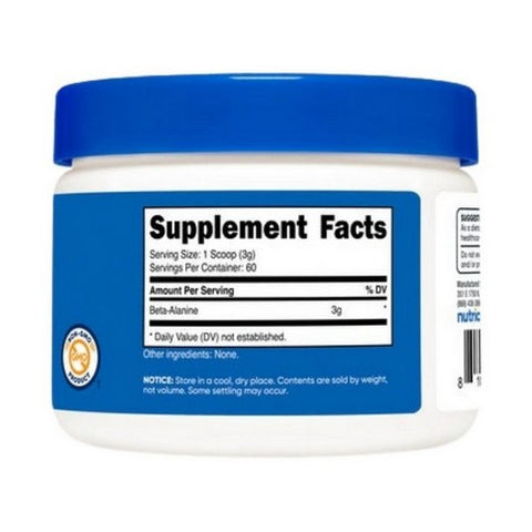 Nutricost, Beta Alanine Powder, 180 Grams
