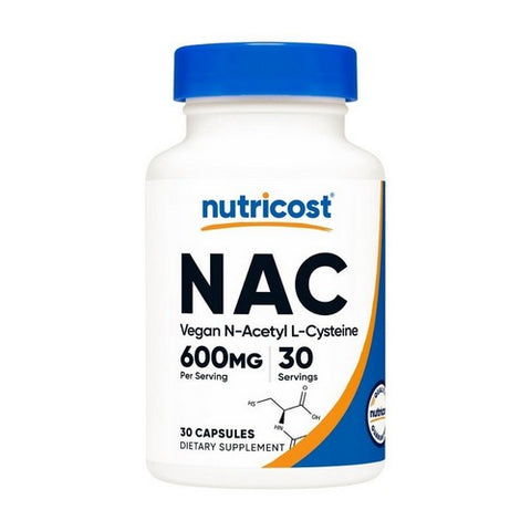 Nutricost, N-Acetyl L-Cysteine Capsules, 600 Mg, 30 Count