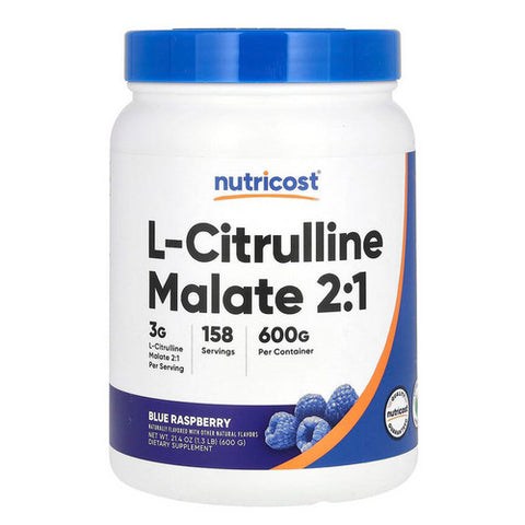 Nutricost, L-Citrulline Malate 2:1 Powder Blue Raspberry, 600 Grams