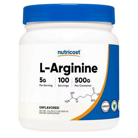 Nutricost, L-Arginine Powder, 500 Grams