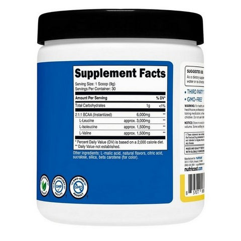 Nutricost, BCAA Powder Pineapple, 30 Serving