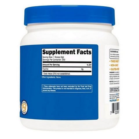 Nutricost, Taurine Powder, 500 Grams