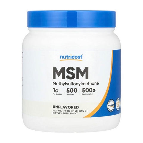 Nutricost, Msm Unflavoured, 500 Grams