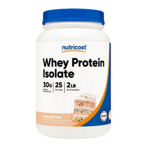 Nutricost, Whey Protein Isolate Powder Cake Batter, 2 Lbs
