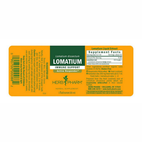 Herb Pharm, Lomatium Extract, 1 Oz