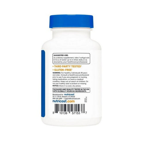 Nutricost, Garlic Softgels, 1000 Mg, 240 Count